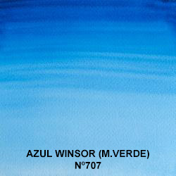 Acuarela Winsor&Newton Profesional 1/2 Godet Azul Winsor (Matiz Verde) nº707
